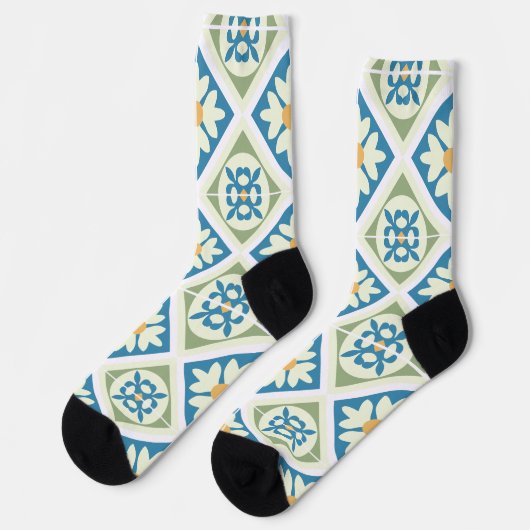 Andalusian Tiles 13 Socken (Linkes Detail)