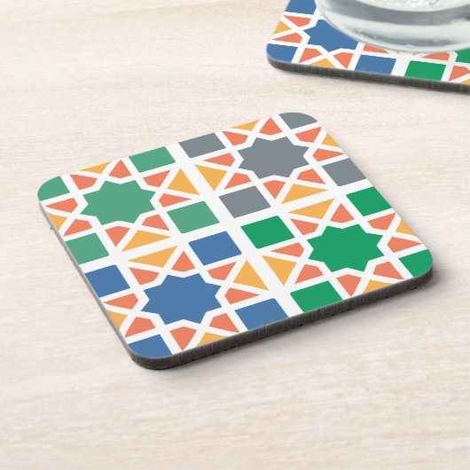 Andalusian Tiles 4 Getränkeuntersetzer (Linke Seite)
