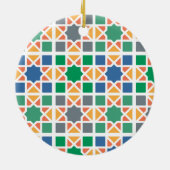 Andalusian Tiles 4 Keramik Ornament (Hinten)