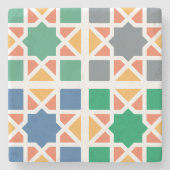 Andalusian Tiles 4 Steinuntersetzer (Vorderseite)