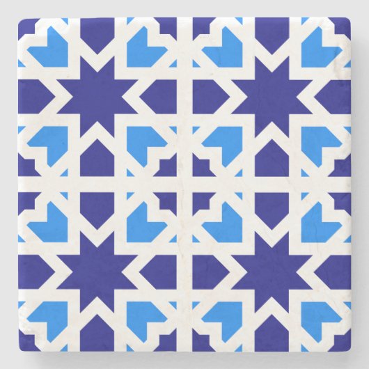 Andalusian Tiles 6 Steinuntersetzer (Vorderseite)