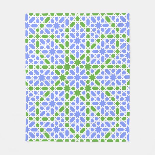 Andalusian Tiles 7 Fleecedecke (Vorderseite)