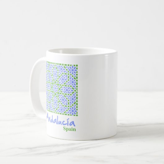 Andalusian Tiles 7 Kaffeetasse (Vorderseite Links)