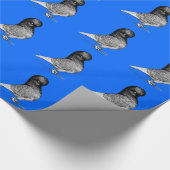 Andalusian Tumbler Pigeon Geschenkpapier (Ecke)