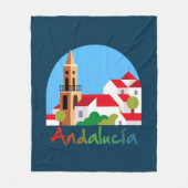 Andalusien 1 fleecedecke (Vorderseite)