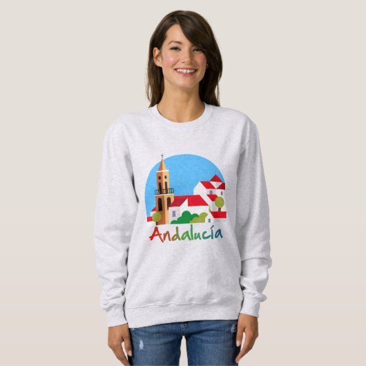 Andalusien 1 sweatshirt (Vorne ganz)