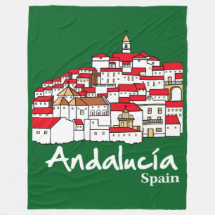 Andalusien 2 fleecedecke