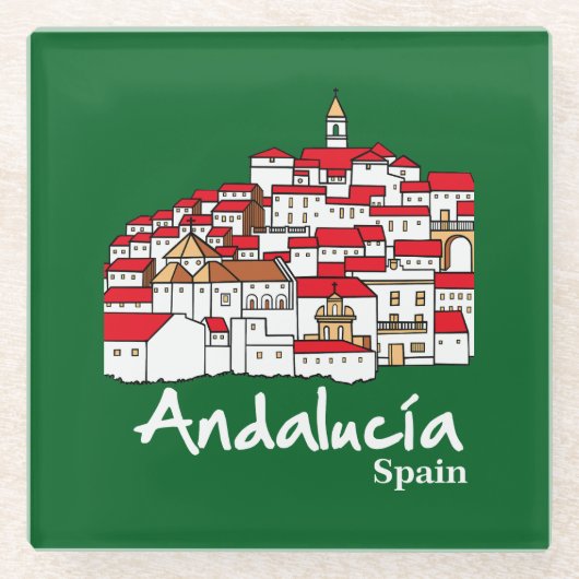 Andalusien 2 glasuntersetzer (Vorderseite)