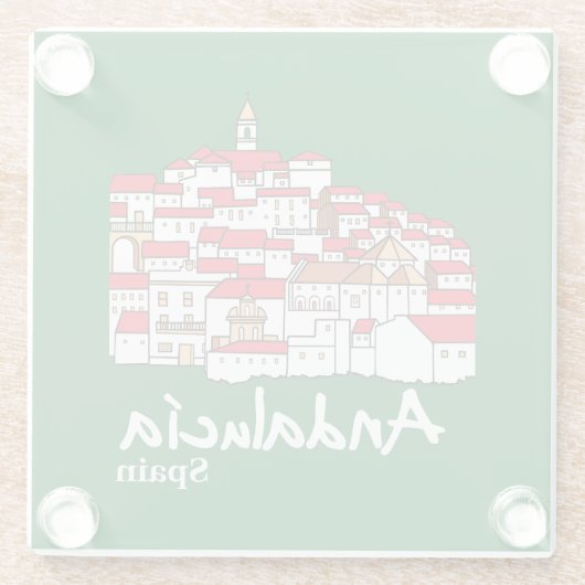 Andalusien 2 glasuntersetzer (Rückseite)