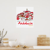 Andalusien 2 poster (Küche)