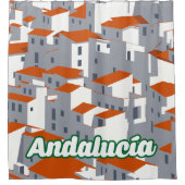 Andalusien 3 duschvorhang (Vorderseite)