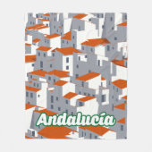 Andalusien 3 fleecedecke (Vorderseite)