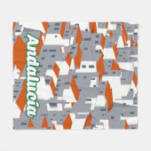 Andalusien 3 fleecedecke (Vorderseite (Horizontal))