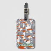 Andalusien 3 gepäckanhänger (Vorderseite Vertikal)