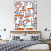 Andalusien 3 leinwanddruck (Insitu (Schlafzimmer))
