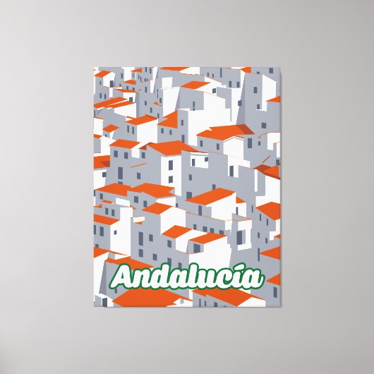 Andalusien 3 leinwanddruck (Vorderseite)