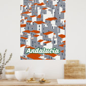 Andalusien 3 poster (Küche)