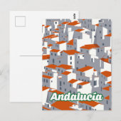 Andalusien 3 postkarte (Vorne/Hinten)