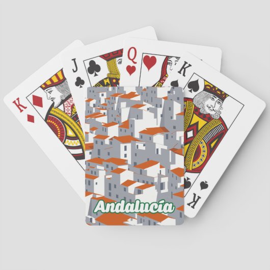 Andalusien 3 spielkarten (Rückseite)