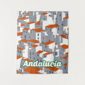 Andalusien 3 wandteppich (Vorderseite)