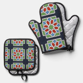 Andalusien 4 ofenhandschuh & Topflappen-Set (Vorderseite/Rückseite)