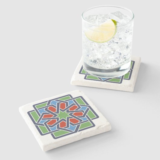 Andalusien 4 steinuntersetzer (Seitenansicht)