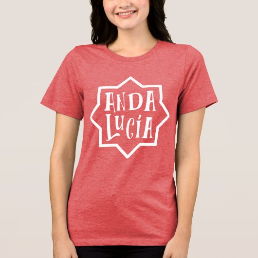 Andalusien 5 Tri-Blend shirt (Vorderseite)