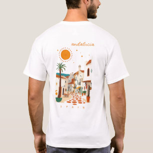 Andalusien Andalucía Spanien Kleidung aus weißer S T-Shirt
