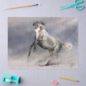 Andalusien Dapple Gray Horse Seidenpapier (Basteln)