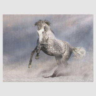 Andalusien Dapple Gray Horse Seidenpapier