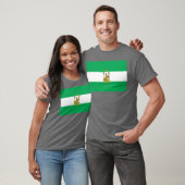 Andalusien-Flaggen-T - Shirt (Unisex)