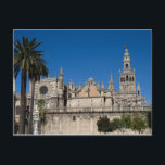 Andalusien - Kathedrale Sevilla Postkarte<br><div class="desc">Die Kathedrale St. Mary of the See , besser bekannt als Sevilla Kathedrale, ist eine römisch-katholische Kathedrale in Sevilla (Andalusien, Spanien). Es ist die größte gotische Kathedrale und die drittgrößte Kirche der Welt. Es ist auch die größte Kathedrale der Welt, da die zwei größeren Kirchen, die Basilika der Nationalen Schrein...</div>