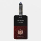 Andalusien Kunst des marokkanischen Kachels in Gepäckanhänger (Rückseite vertikal)