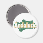 Andalusien Magnet (Vorderseite/Rückseite)