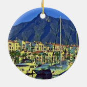 Andalusien - MARBELLA - Panorama Keramik Ornament (Hinten)