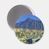 Andalusien - MARBELLA - Panorama Magnet (Vorderseite/Rückseite)