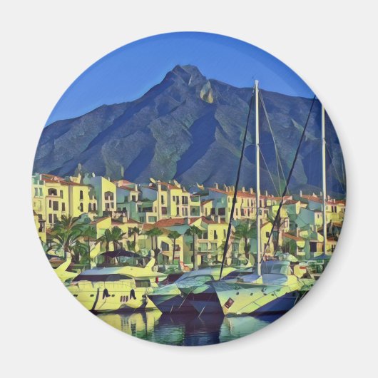 Andalusien - MARBELLA - Panorama Magnet (Vorne)