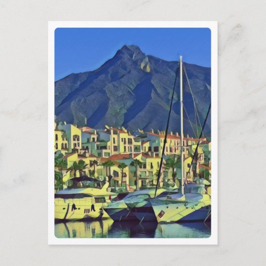 Andalusien - MARBELLA - Panorama Postkarte (Vorderseite)