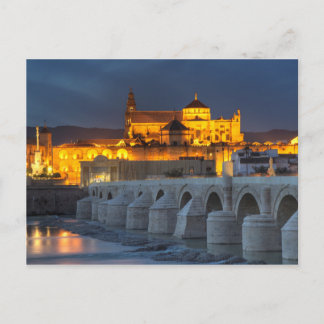 Andalusien - Mezquita bei Sonnenuntergang Postkart Postkarte