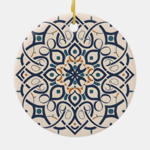 Andalusien-Mosaik Keramik Ornament