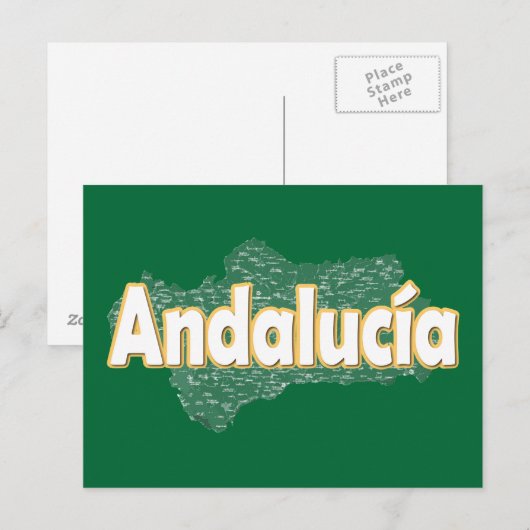 Andalusien Postkarte (Vorne/Hinten)