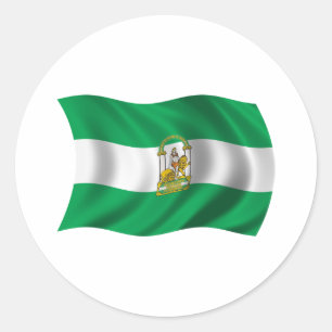 Andalusien Runder Aufkleber
