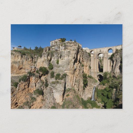Andalusien - Schlucht der Postkarte von Ronda (Vorderseite)