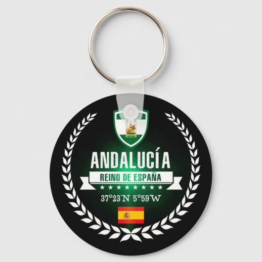 Andalusien Schlüsselanhänger (Vorderseite)