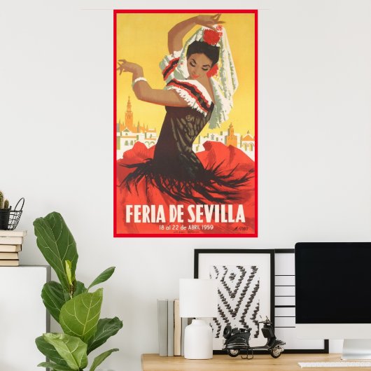 Andalusien, Sevilla Poster (Heimbüro)