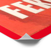 Andalusien, Sevilla Poster (Ecke)