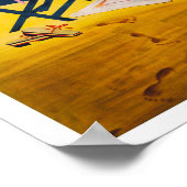 Andalusien Spanien Vintage Reisen Poster (Ecke)