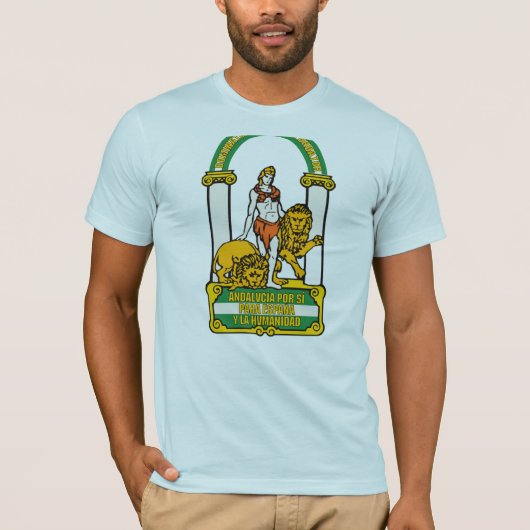 Andalusien-Wappen T - Shirt (Vorderseite)
