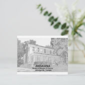 Andalusien - Zuhause von Flannery O'Connor Postkarte (Stehend Vorderseite)