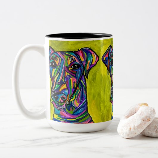 Andalusier Terrier Liebe Tasse (Mit Donut)